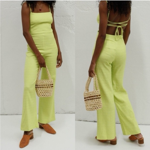 Paloma Wool Summer Jumpsuit green neon - Picture 1 of 11